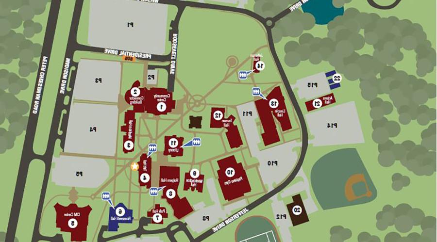 Blackwood Campus Map